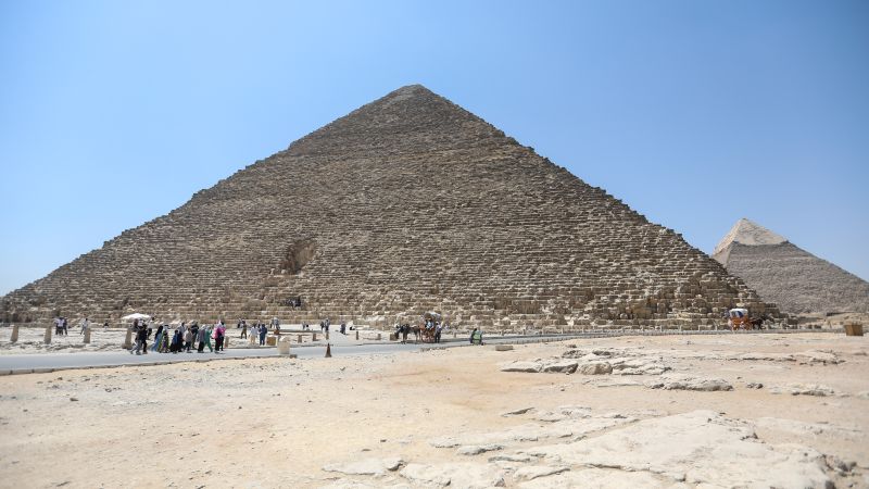 Dog spotted hanging out on top of ancient pyramid in Egypt